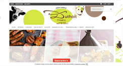 Desktop Screenshot of duthoit-traiteur.com